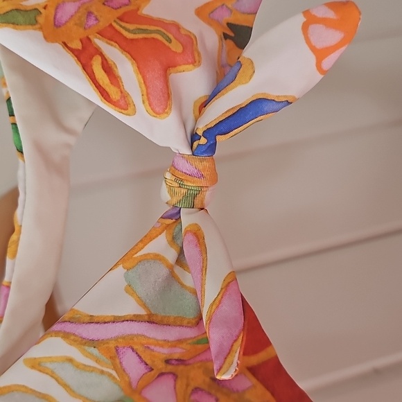 NWOT Mara Hoffman Kia One Piece Swimsuit In Wisteria Print Size XL - Picture 7 of 8